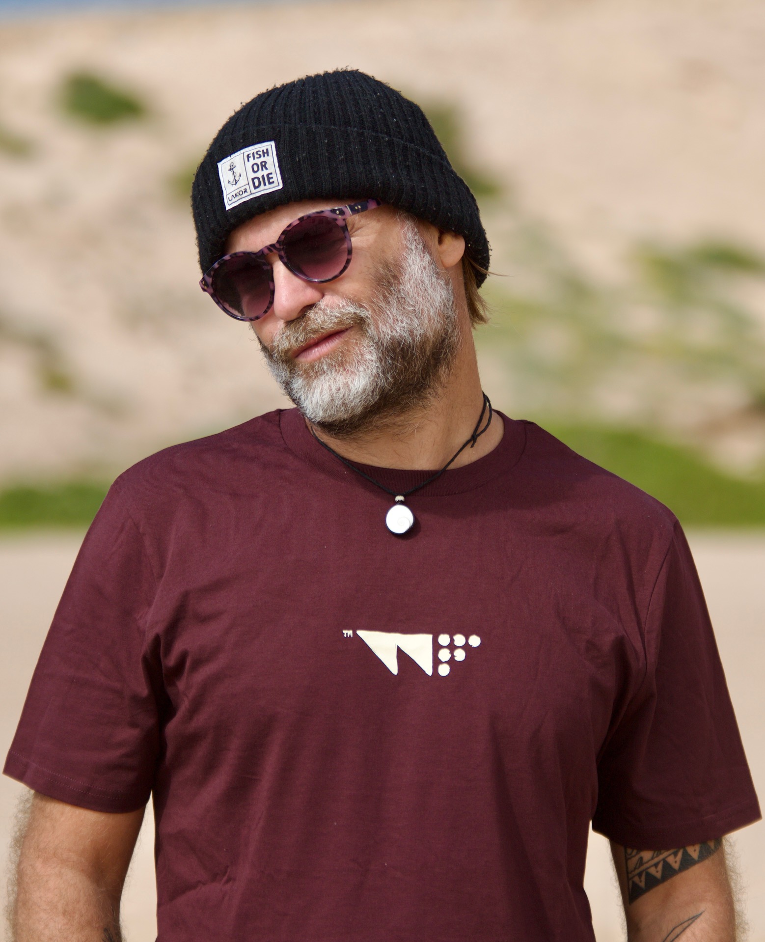 WF LOGO T _ man - Plum